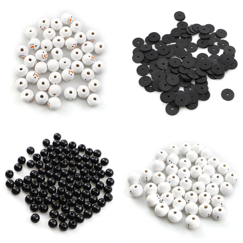 

Шарики круглые натуральные белые, 50 шт.