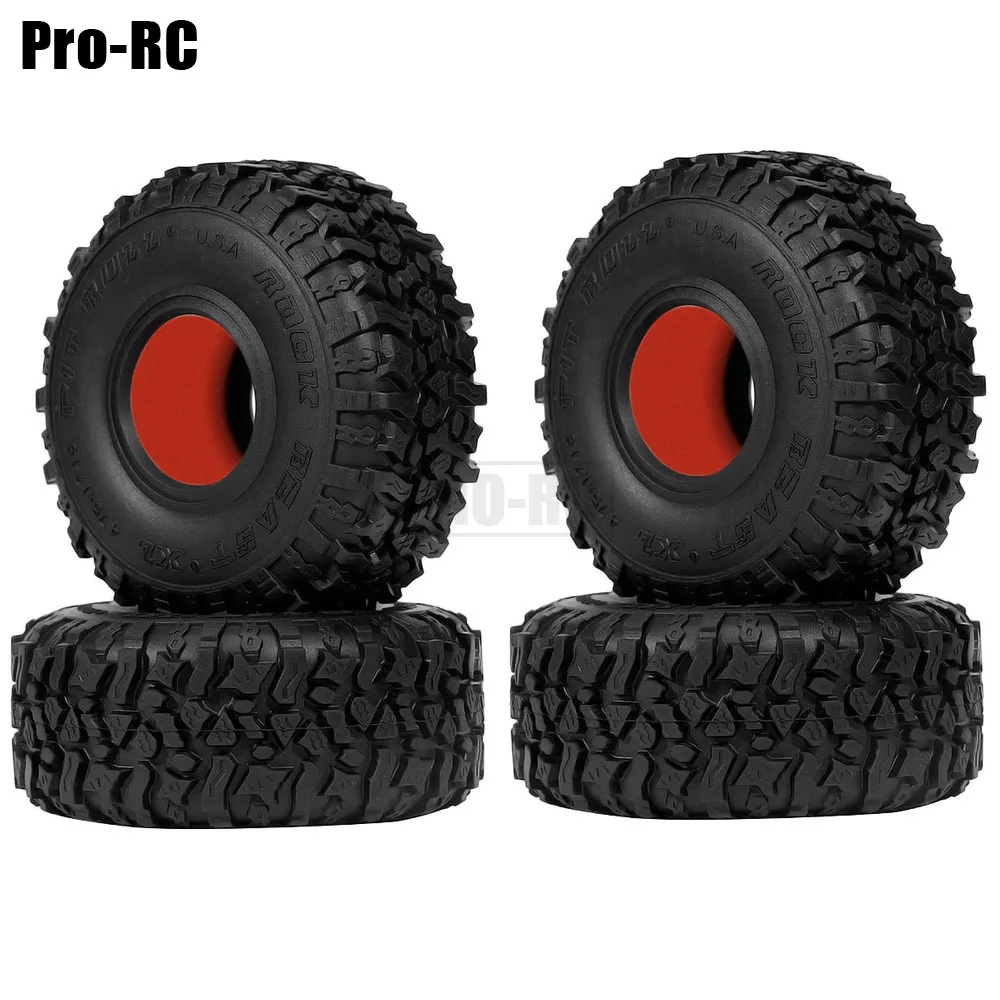 

1.9inch 120mm Rubber Tyre Tires 4Pcs For RC 1/10 Crawler Car Axial SCX10 II III 90046 TF2 Tamiya CC01 D90 Traxxas TRX4