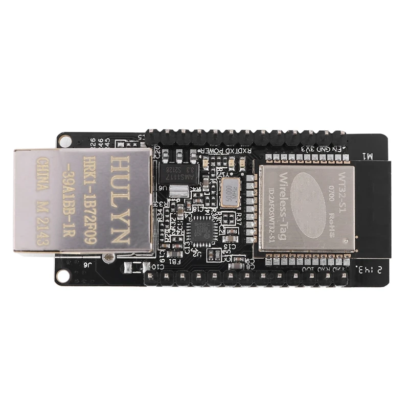 

WT32-ETH01 Embedded Serial Port Networking Bluetooth + Wifi Combo Gateway Module With Pin Header