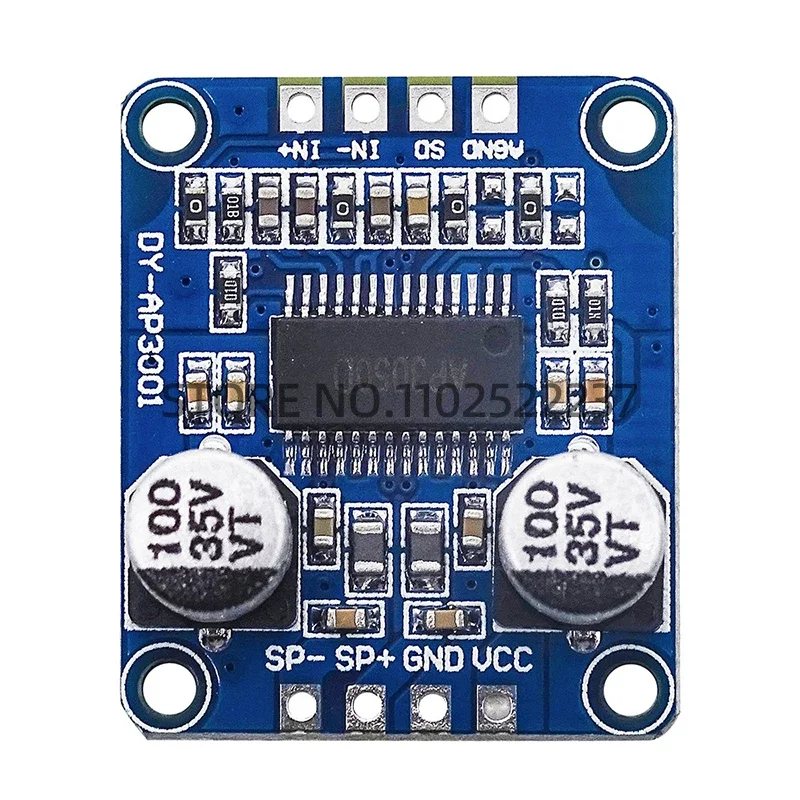 Модуль платы цифрового усилителя мощности класса D 10 Вт/20 Вт/30 Вт постоянного тока