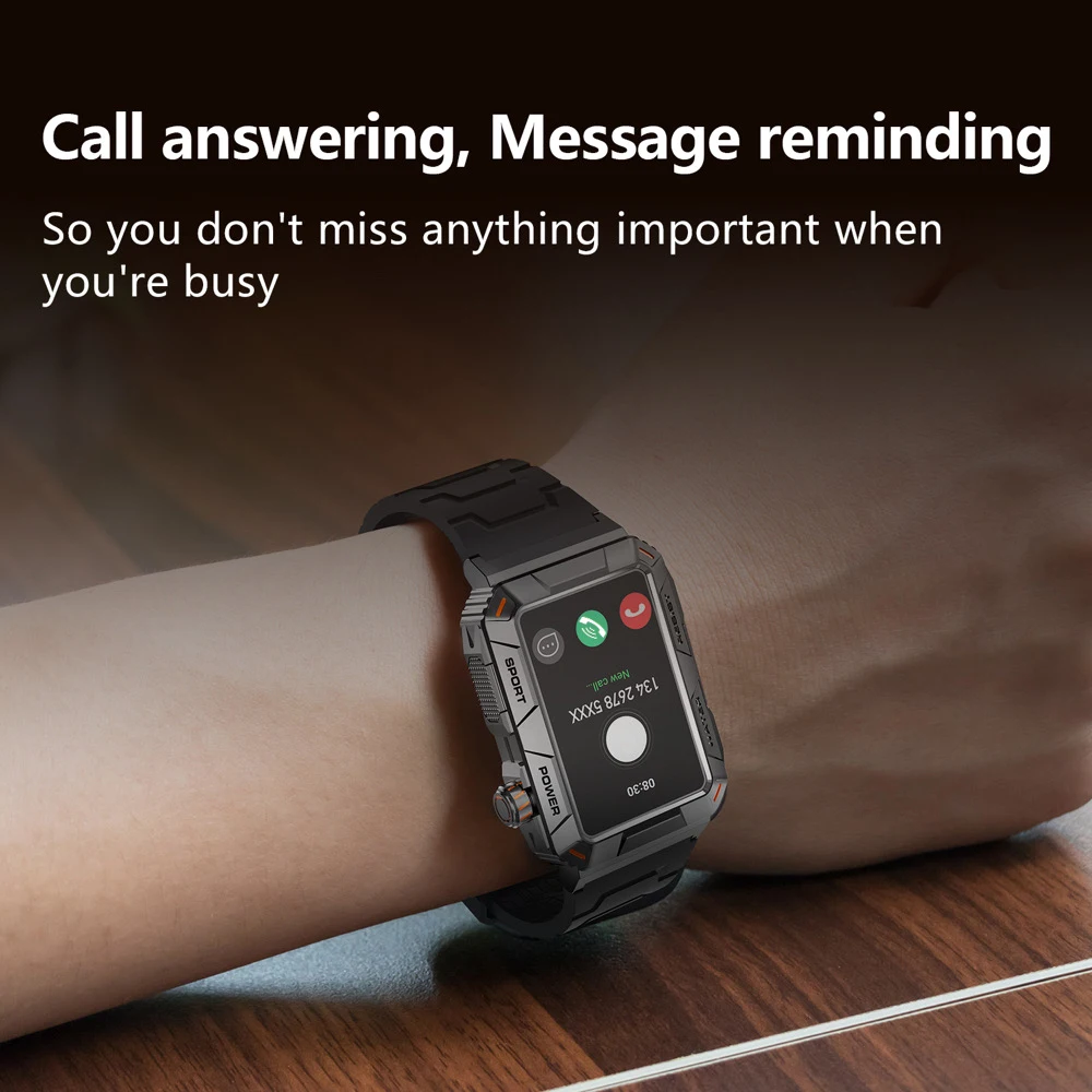 Новые 1 57-дюймовые мужские умные часы с большим экраном для занятий спортом на