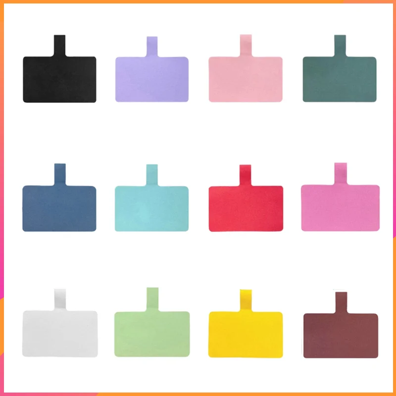 10PCS Universal Mobile Phone Lanyard Card Gasket Clear Replacement Detachable Adjustable Necklace Clip Snap Cord Strap Patch Set