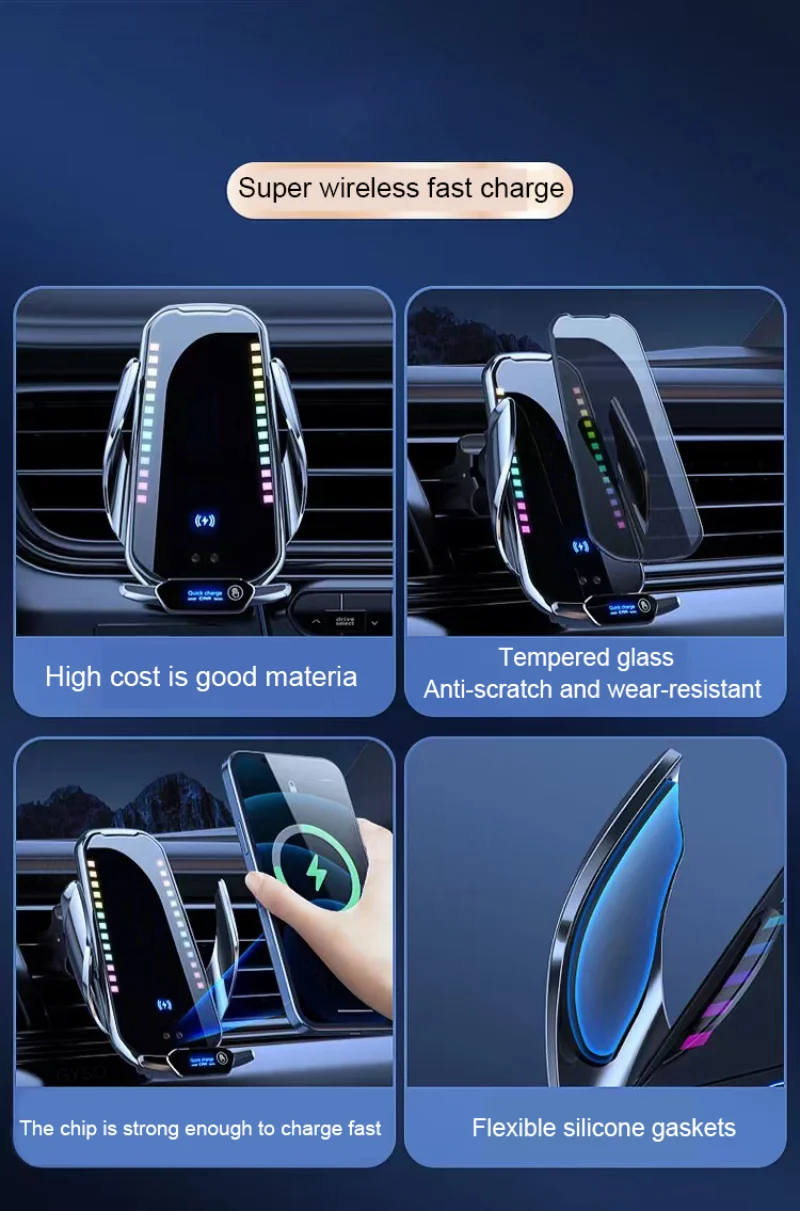 Wireless Chargers Magnetic Car Air Vent Stand for iPhone 14 13 12 Pro Samsung Xiaomi 20W Fast Wireless Phone Charger Car Holder