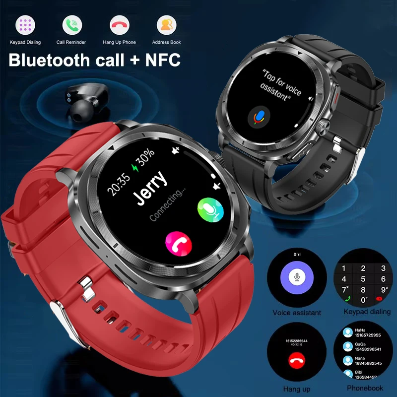 2024Новые умные часы медицинского класса NFC ЭКГ + PPG сахар в крови мочевая кислота