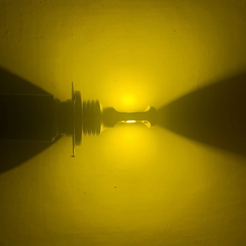 Светодиодный CSP Mini H6 светодиодный лампы для автомобильных фар BA20D/H6 Fog 800K Auto 12V-32V