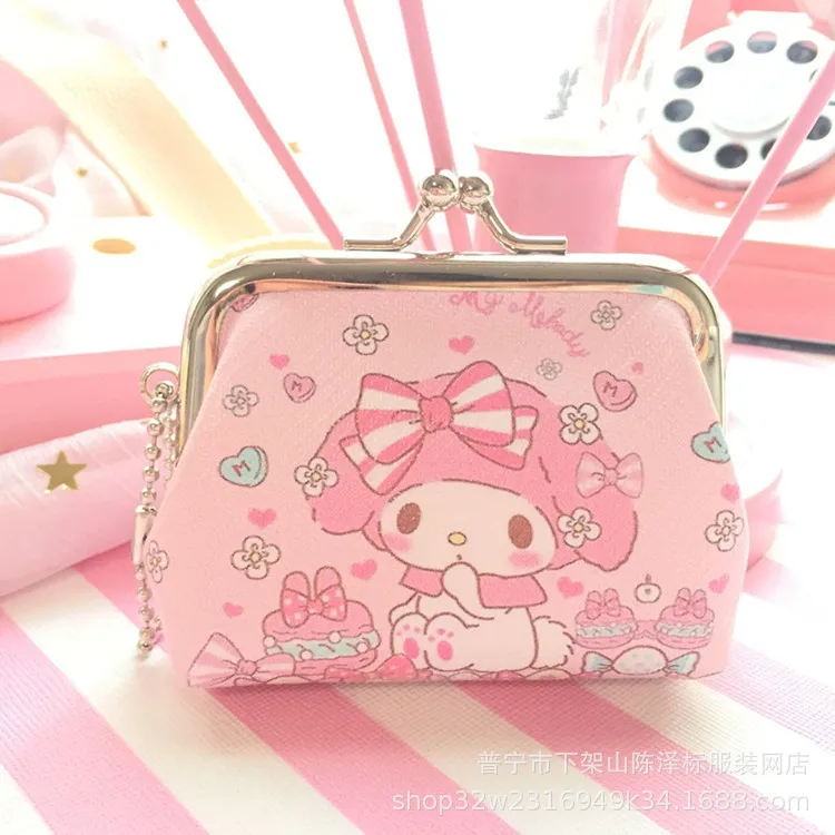 Sanrio кошелек для монет hello kitty симпатичный мелодический Кошелек клатч с собакой