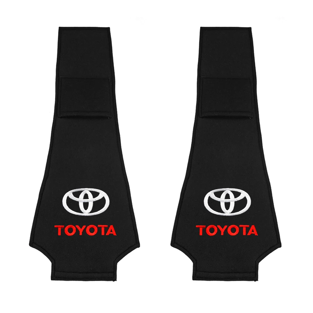 

Универсальный автомобильный чехол на подголовник, 1 шт., для Toyota Corolla Camry Highlander RAV4 Hilux, популярный черный защитный чехол для сиденья, аксессуары для стайлинга