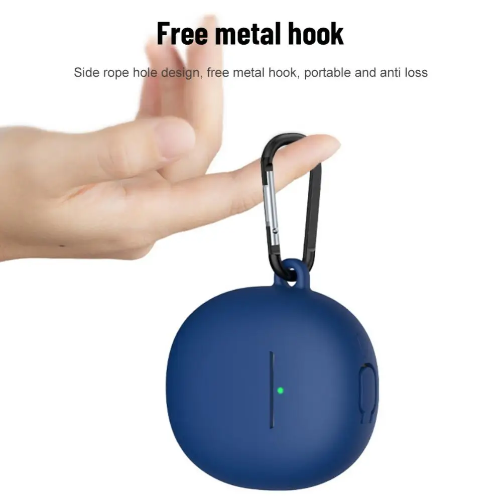 

New For Xiaomi Buds 4 Silicone Earphone Case Wireless Anti-Fall Headphone Cover Shockproof Shell With Hook
