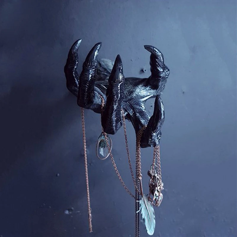 Настенная настенная статуя ведьмы с имитацией рук 3D декоративное искусство из