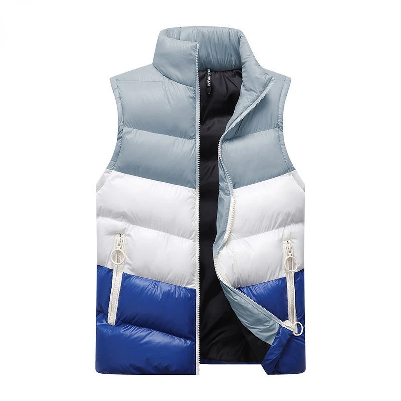 

Men's Jacket Sleeveless Vest Winter Fashion Male Cotton Warm Velvet Thicken Vest Coats Casual Waistcoat Jacket Clothing C123
