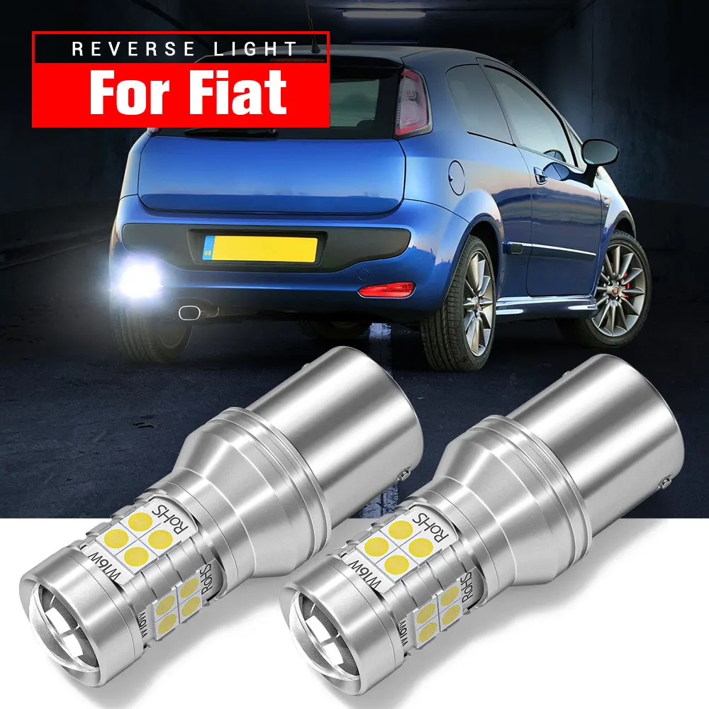 

2pcs LED Reverse Light Lamp Backup Blub P21W BA15S Canbus For Fiat 500C Bravo 2 Grande Punto Palio Panda Sedici Siena 1998-2012