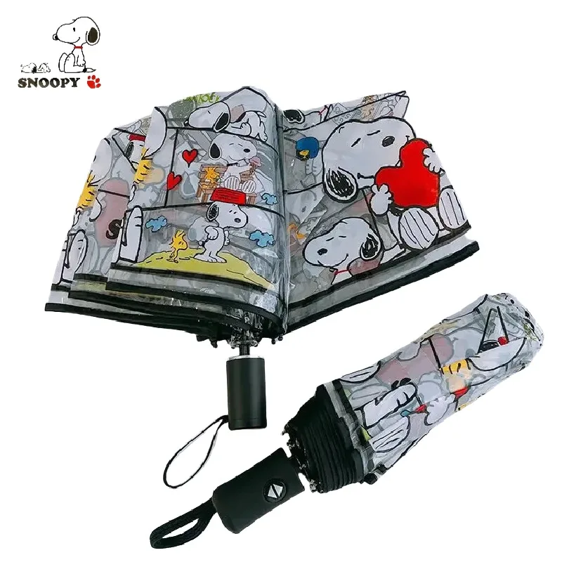 Детский мультяшный милый симпатичный ветрозащитный зонтик Snoopy для взрослых