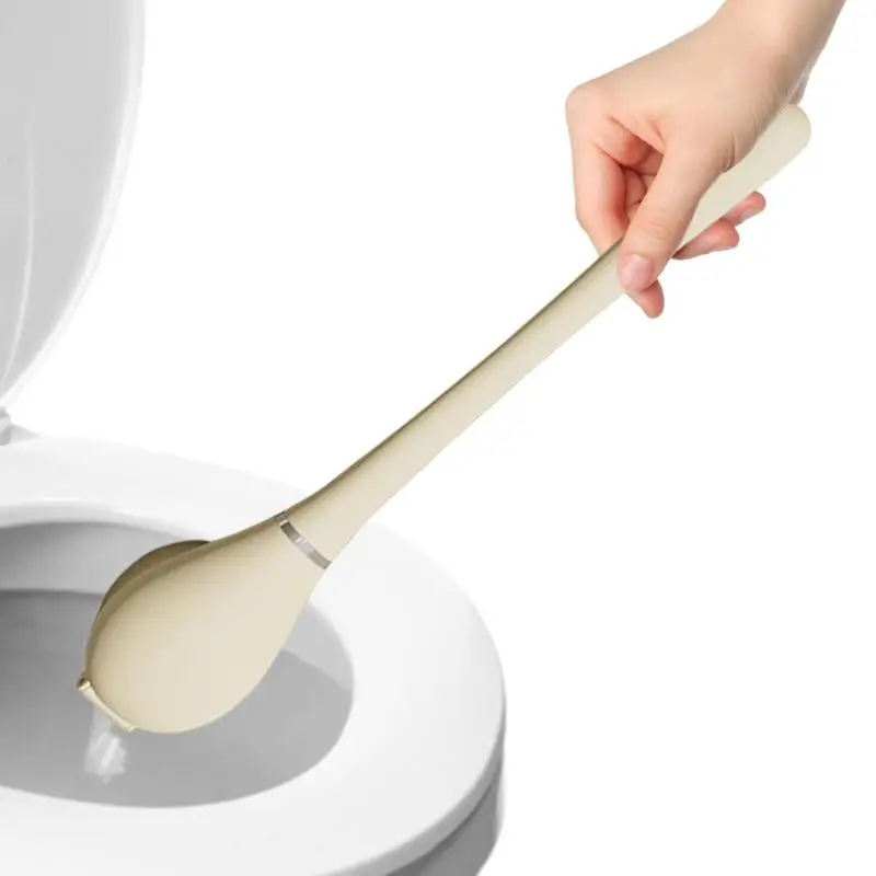 

Щетка для унитаза с длинной ручкой, компактная щетка для унитаза и держатель, силиконовая щетка для унитаза с быстросохнущим держателем, набор для ванной комнаты