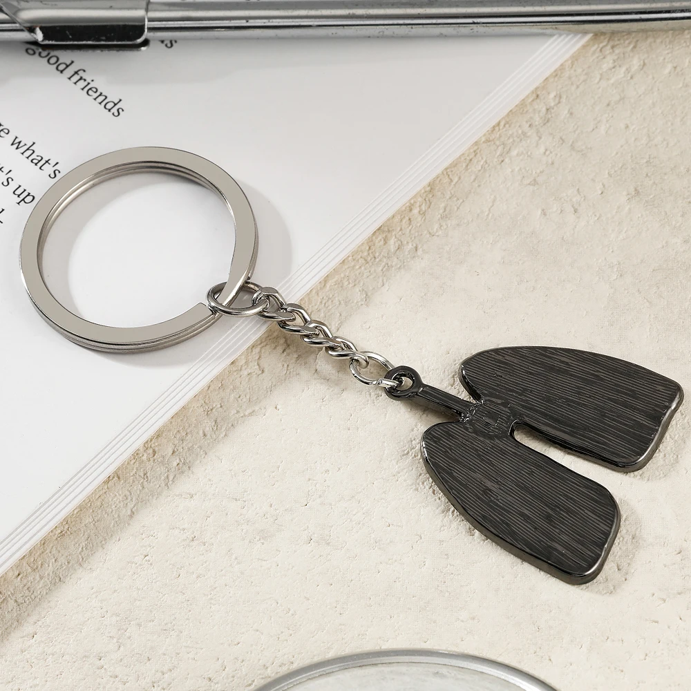 DCARZZ медицинский брелок с подвеской для легких креативный эмалированный кулон