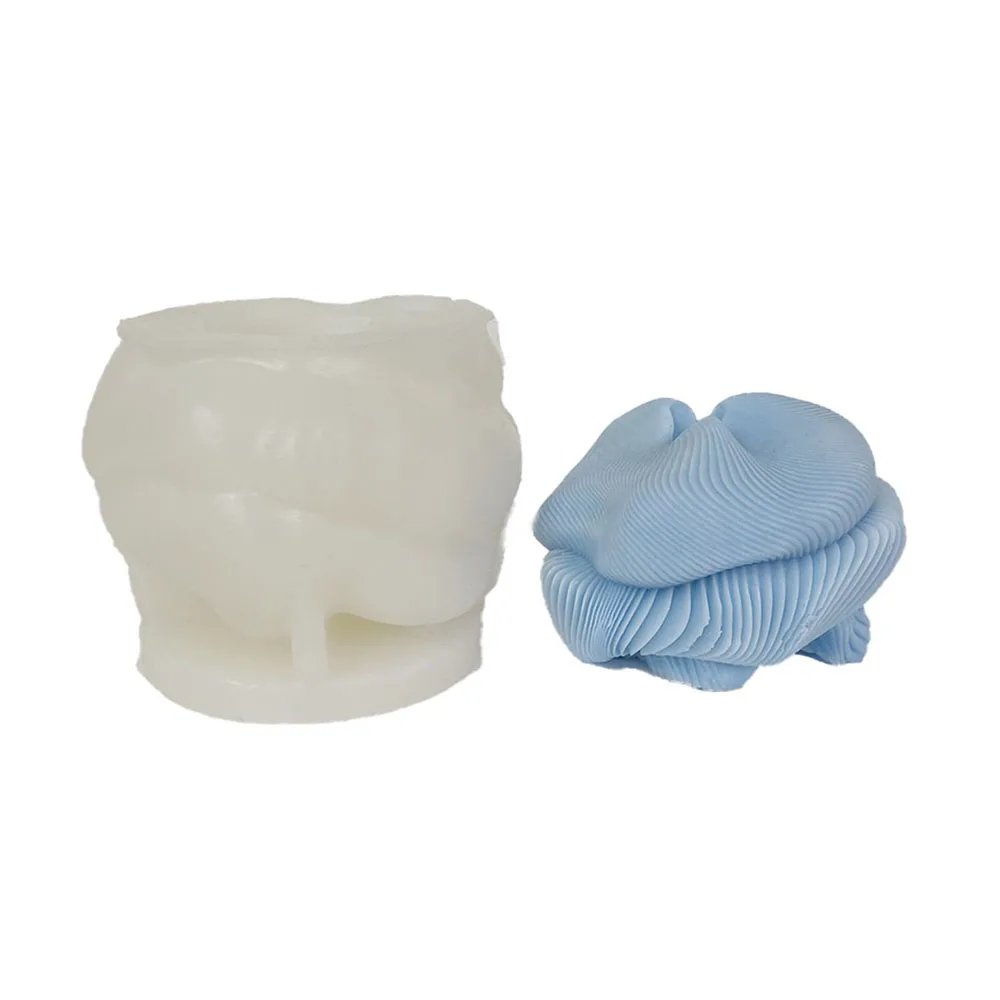 Вращающаяся силиконовая форма 3D Wave Vortex сделай сам художественное геометрическое