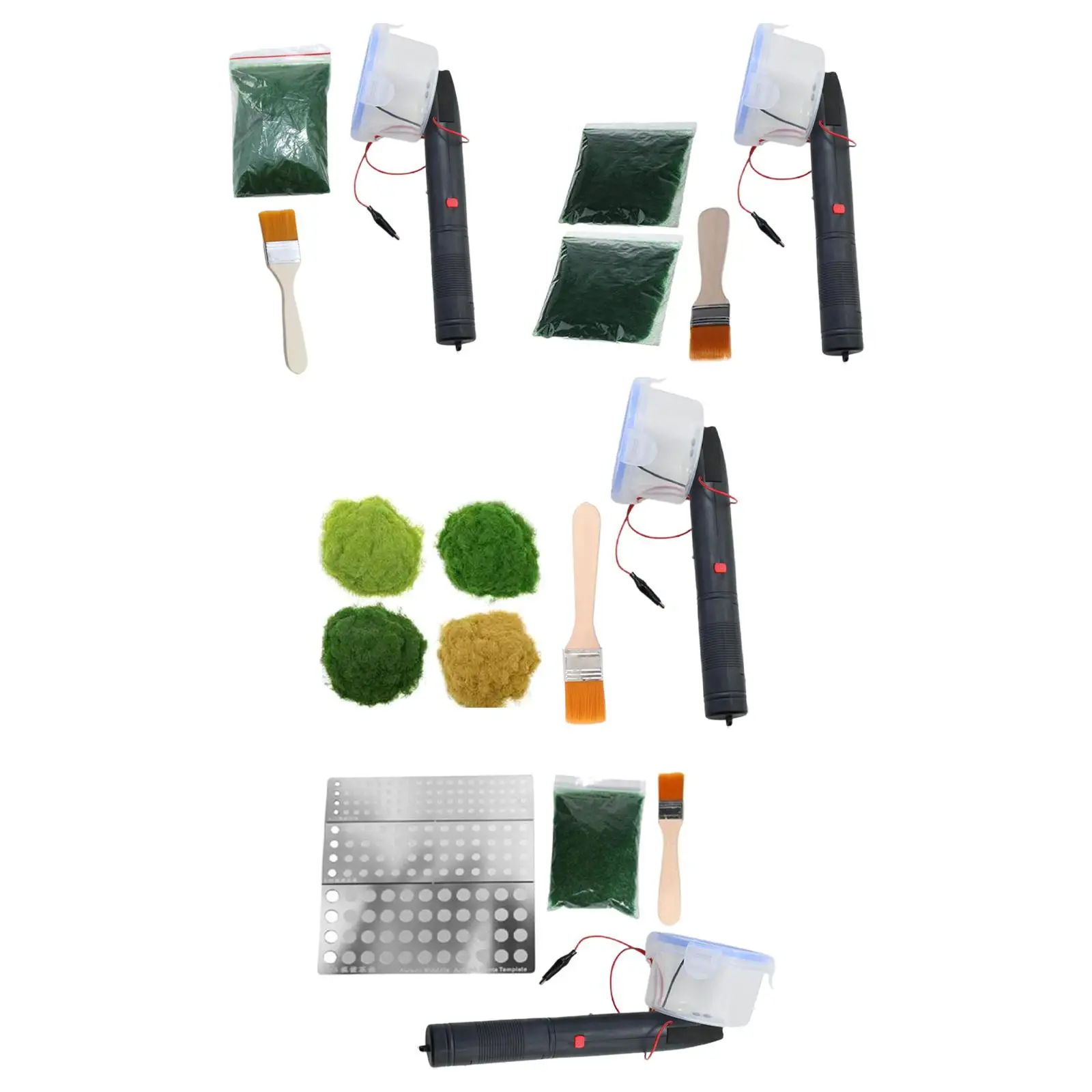 

Strong Power Advanced Flocking Kits Static Grass Applicator for Fairy Garden Architecture Model Sand Table Micro Landscape