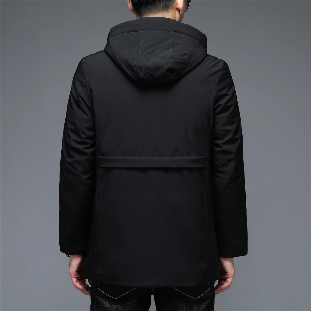 COODRONY Brand Long Coat Men Clothing Thick Warm Hooded Parka Men's Winter Jacket Top Business Casual Windbreaker Overcoat Z8145