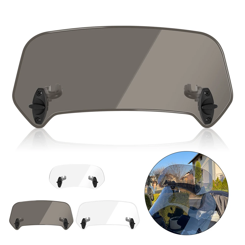 

Дефлектор воздуха Универсальный расширитель лобового стекла спойлер мотоцикл поднятый Регулируемый ветровой экран для BMW KAWASAKI HONDA SUZUKI