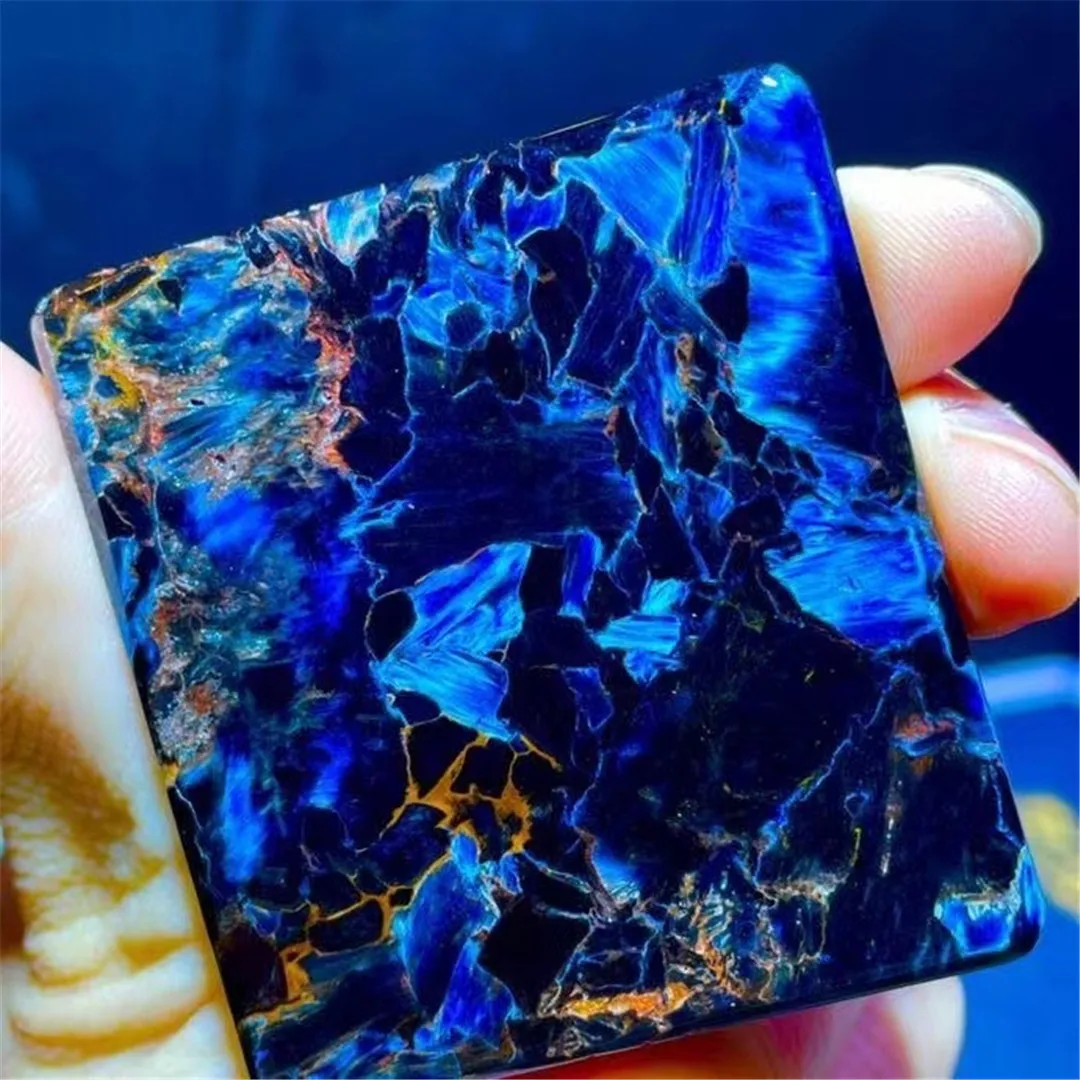 

Top Natural Blue Pietersite Stone Pendant Jewelry For Women Man Healing Crystal Gift 51x47x7mm Beads Namibia Gemstone AAAAA