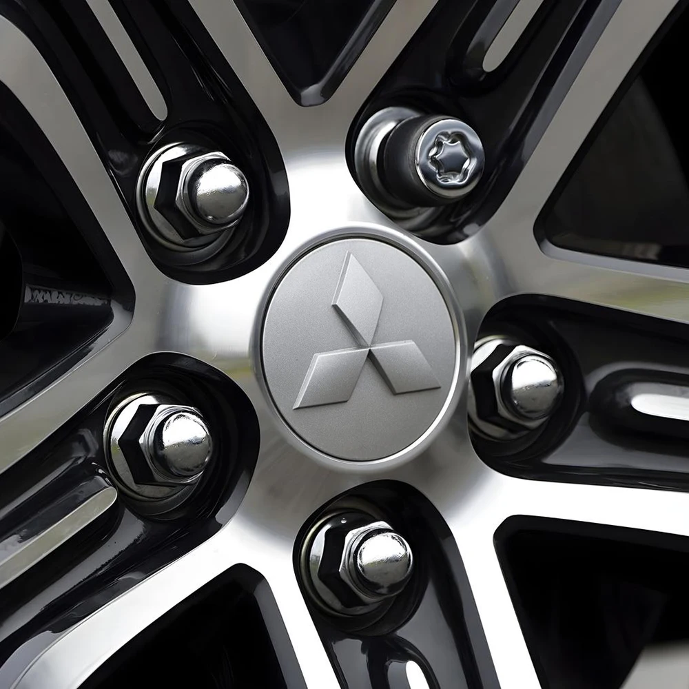 4 шт. 60 мм АБС-пластик задняя крышка для Mitsubishi Asx Lancer Outlander Pajero Ralliart