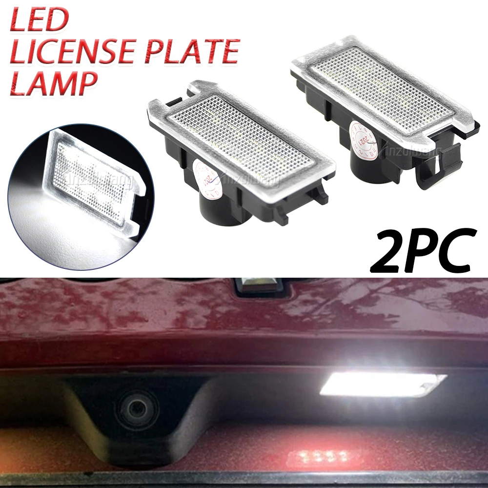 

2X Canbus светодиодная лампа освещения номерного знака для Jeep Grand Cherokee WK2 14-17 Compass Patriot 2015-2017 Dodge Viper 13-17