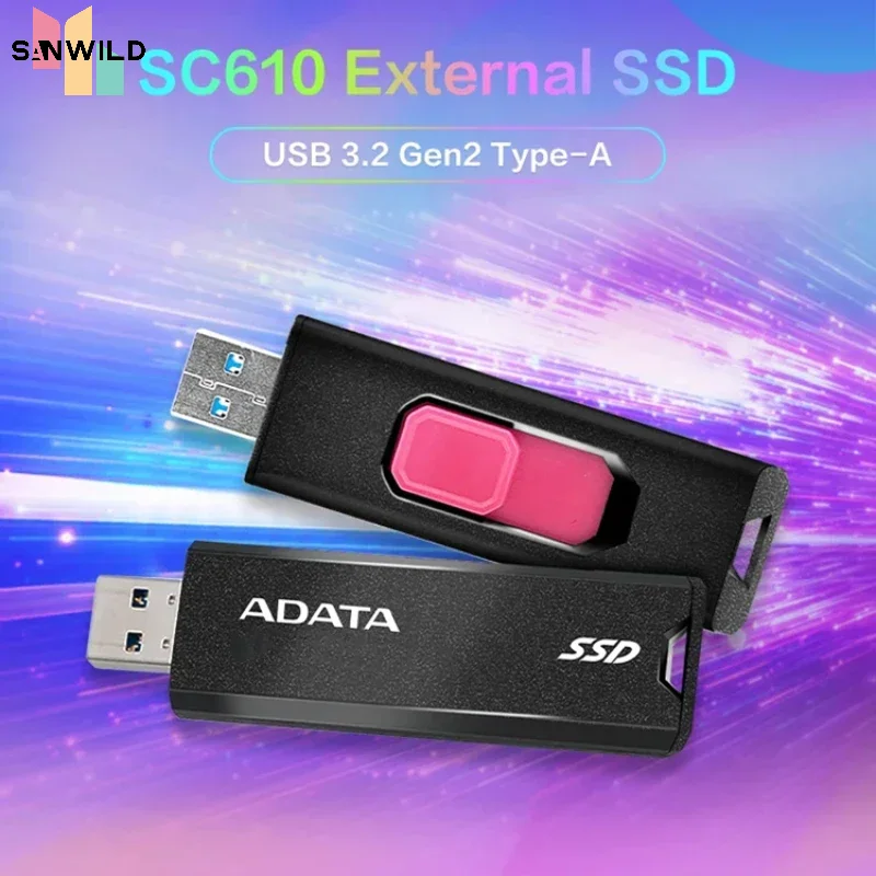Внешний SSD-накопитель SC610 USB 3 2 Gen2 тип A высокая скорость до 550 Мб/с портативный SSD 500