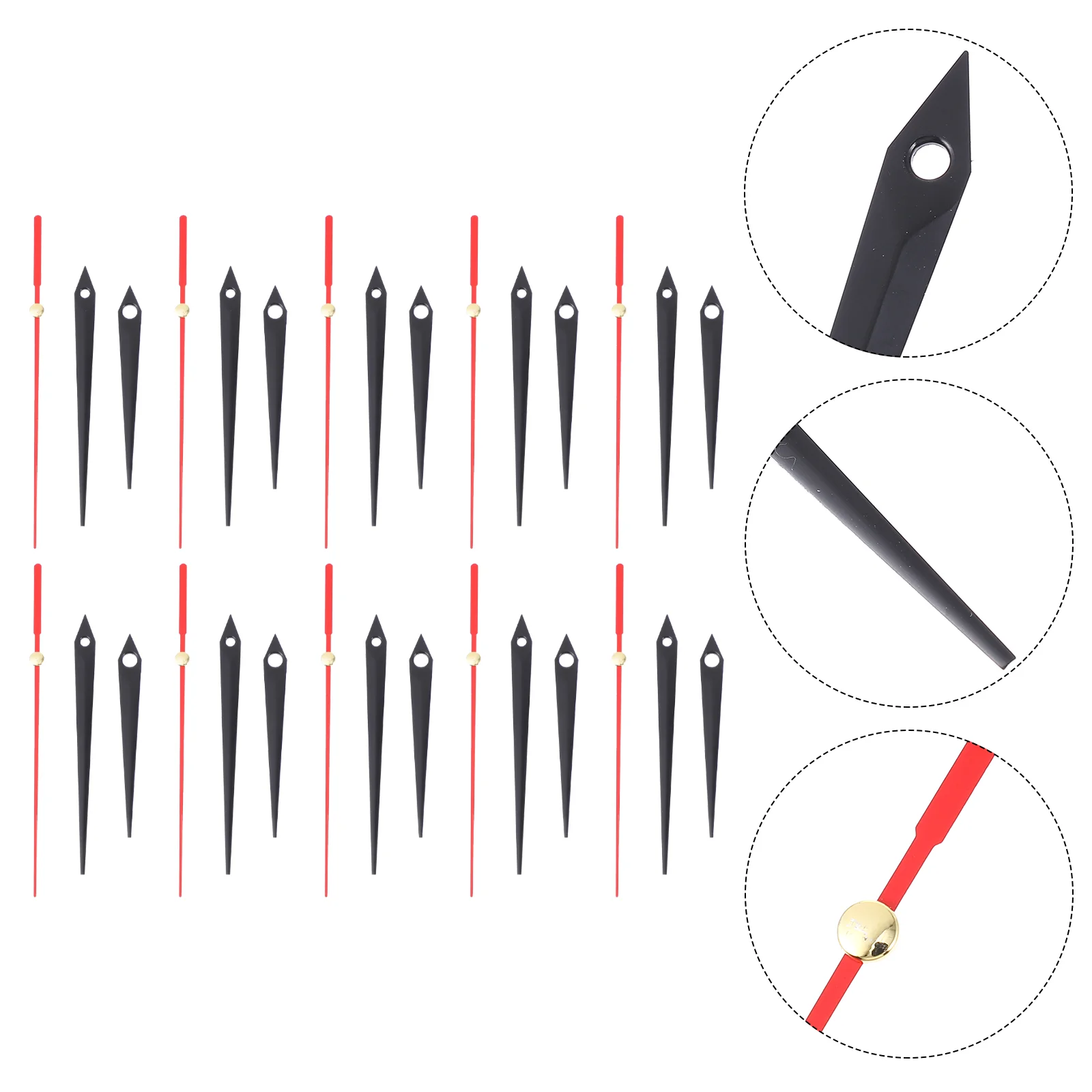 

10 Sets Pointers Clock Movement Parts Clock Hands Wall Clock Movement Replacement Clock Mechanism