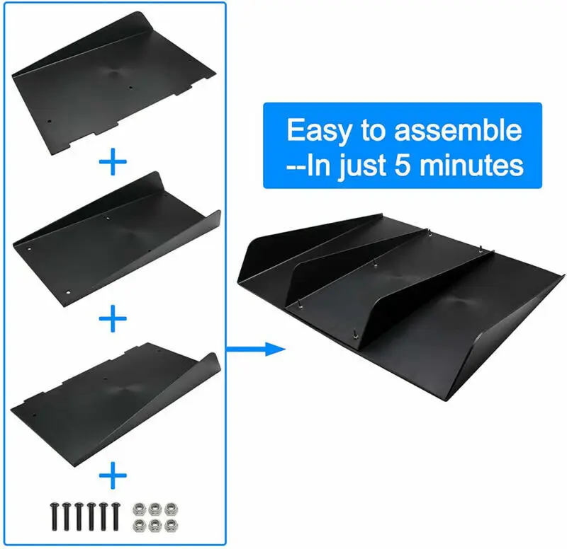 Диффузор заднего бампера LAICY для Subaru WRX STI 2015-2018 4-плавный спойлер нижний