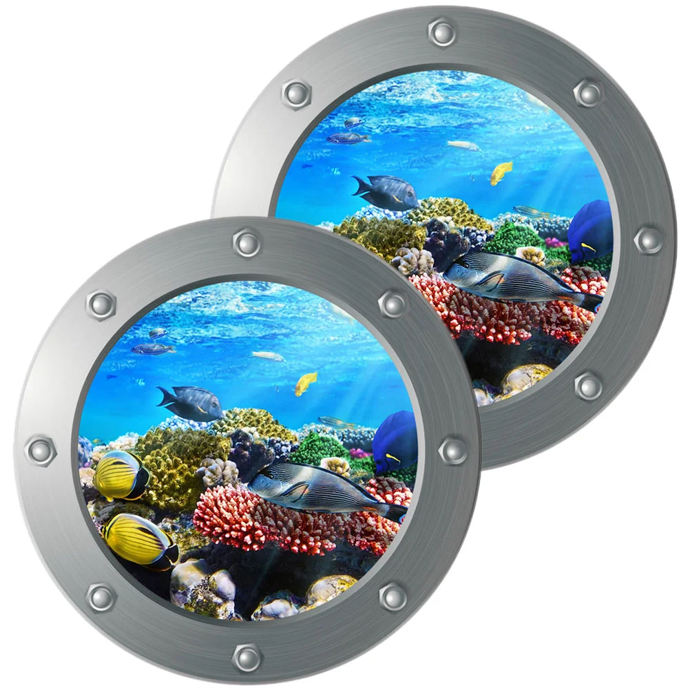 

Wall Sticker Stickers Sea Ocean Life Cartoon Room Marine 3D Kids Children World Animals Kindergarten Pvccreatures Decorative
