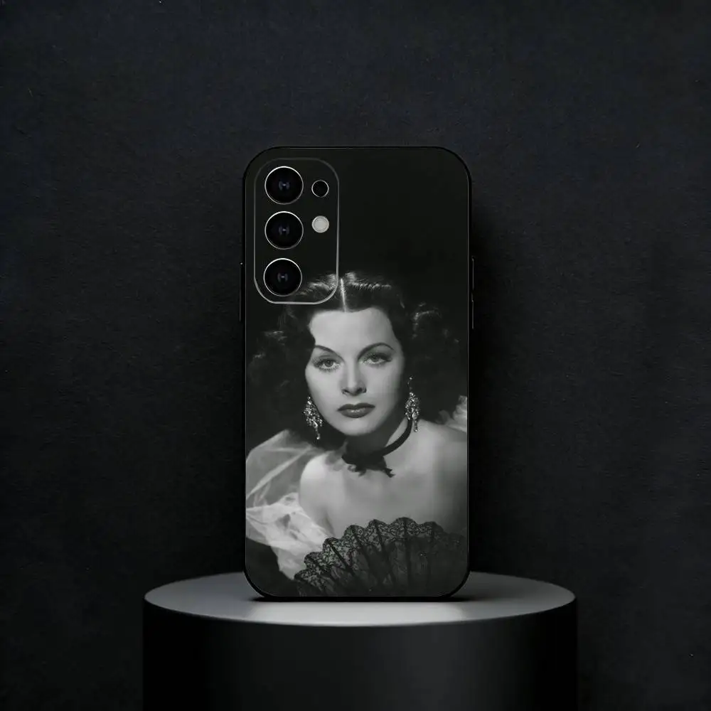 Чехол для телефона Actor Classic H-Hedy L-Lamarr для Samsung S25, S24, S23, S22, S21, S20, Ultra, Plus, FE, черный, мягкий (art.: 3920dbcd43bb1) - 3920dbcd43bb1