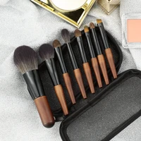 8 piece makeup brush set with brush bag makeup powder eye shadow foundation blush mixed professional beauty tool eyelash wands