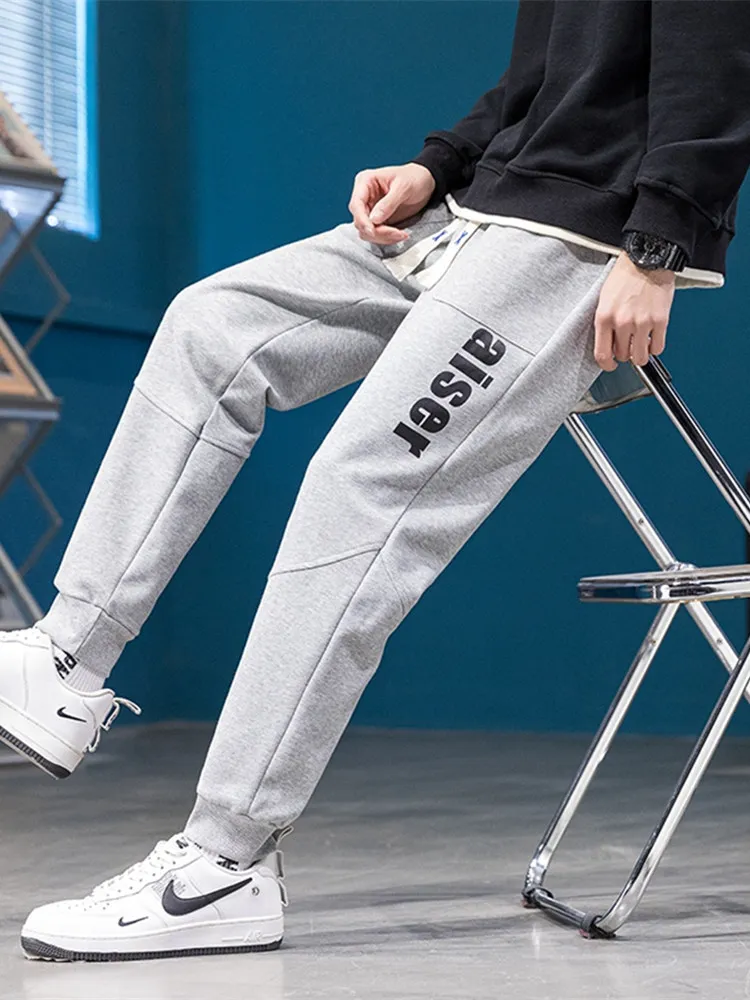 Весенние и осенние длинные брюки для подростков мужские повседневные 3 младших