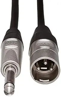 

NEW HPX-020 REAN 1/4" TS to XLR3M Pro Unbalanced Connection Cable 6 meters