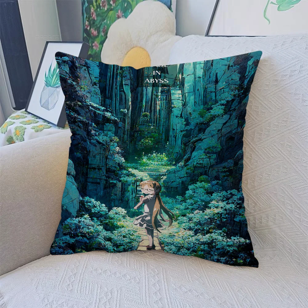 M-Made In A-Abyss Pillow Cover Design Cushion Decor Holiday Decorati