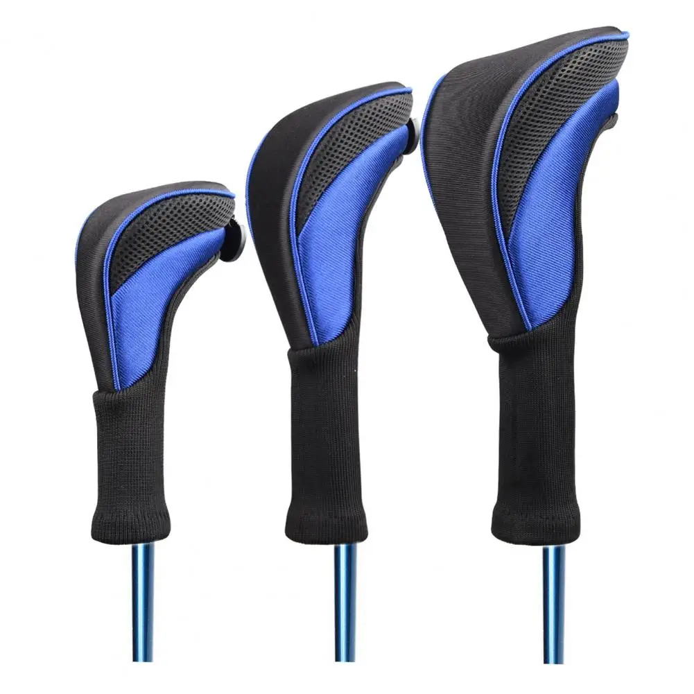 

1PC Golf Wood Cover Driver 1/ 3/ 5 Fairway Woods Headcovers Long Neck Head Covers For Golf Clubs Number Tag Interchangeable