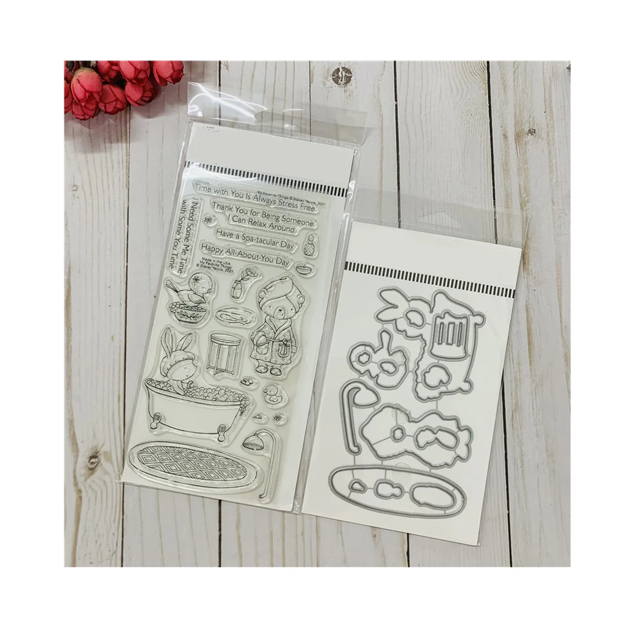 

Spa Day Spa Day Imported Clear Seal Die Set my favorite things