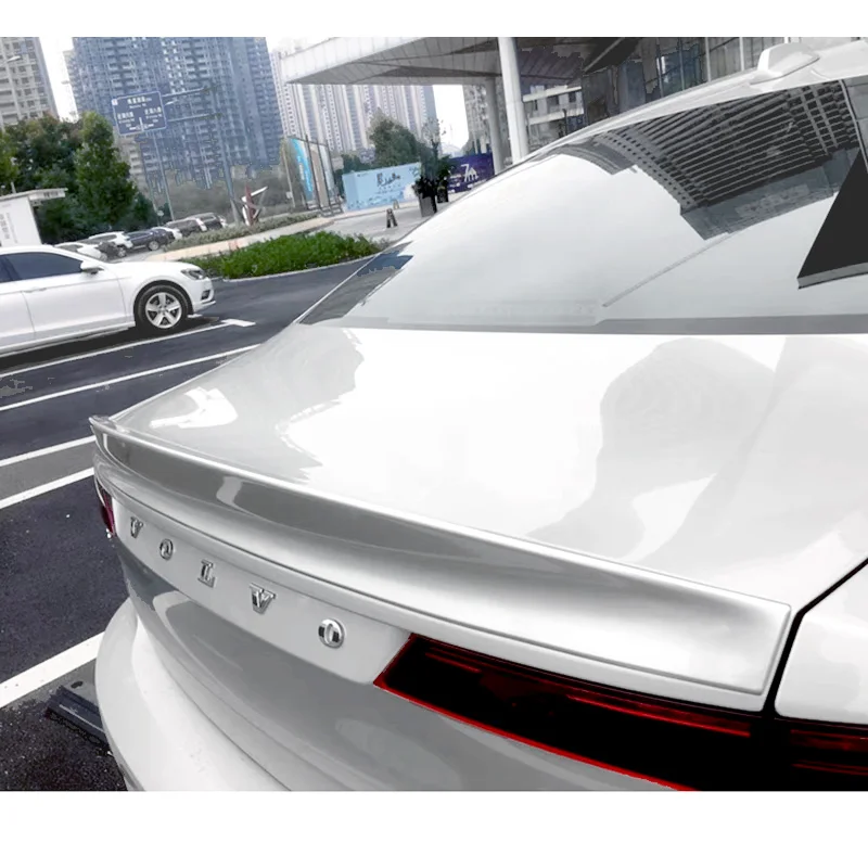 Белый спойлер для задних плавника VOLVO S90 2017-2020 Аксессуары заднего крыла из