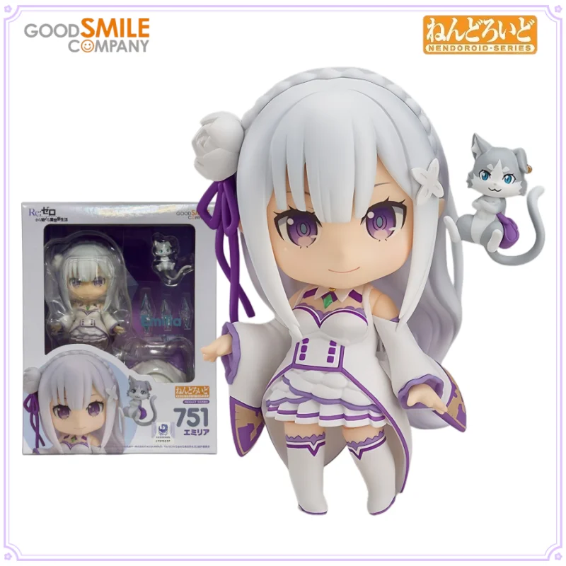 Фото Оригинальная серия фигурок Nendoroid GSC: Эмилия/Крусч Карстен/Феруто/Беатриче — милая подвижная коллекционная аниме-фигурка, подарок для фанатов и взрослых. №2