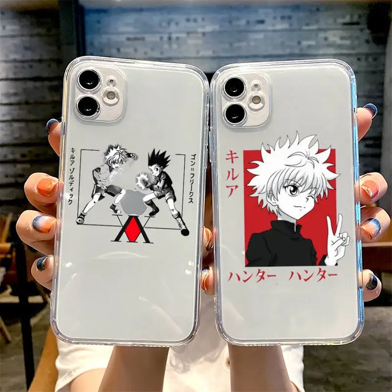 

Hunter Hunter X anime Phone Case For iphone 13 12 11 8 7 plus mini x xs xr pro max Transparent soft