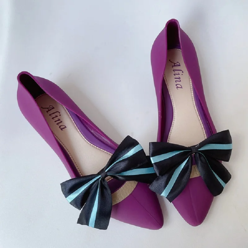 

Фиолетовая обувь ручной работы для косплея маленького дьявола Mi Ku