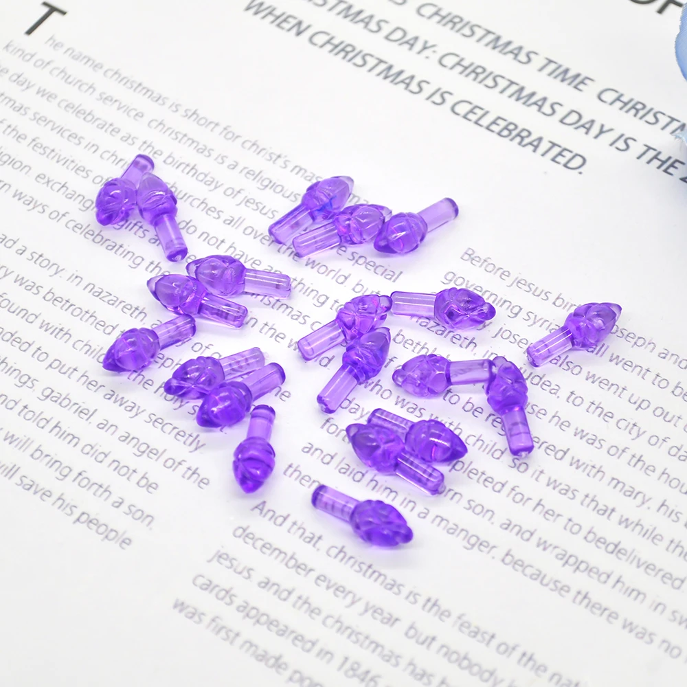 50 шт. разноцветные керамические лампочки для рождественской елки