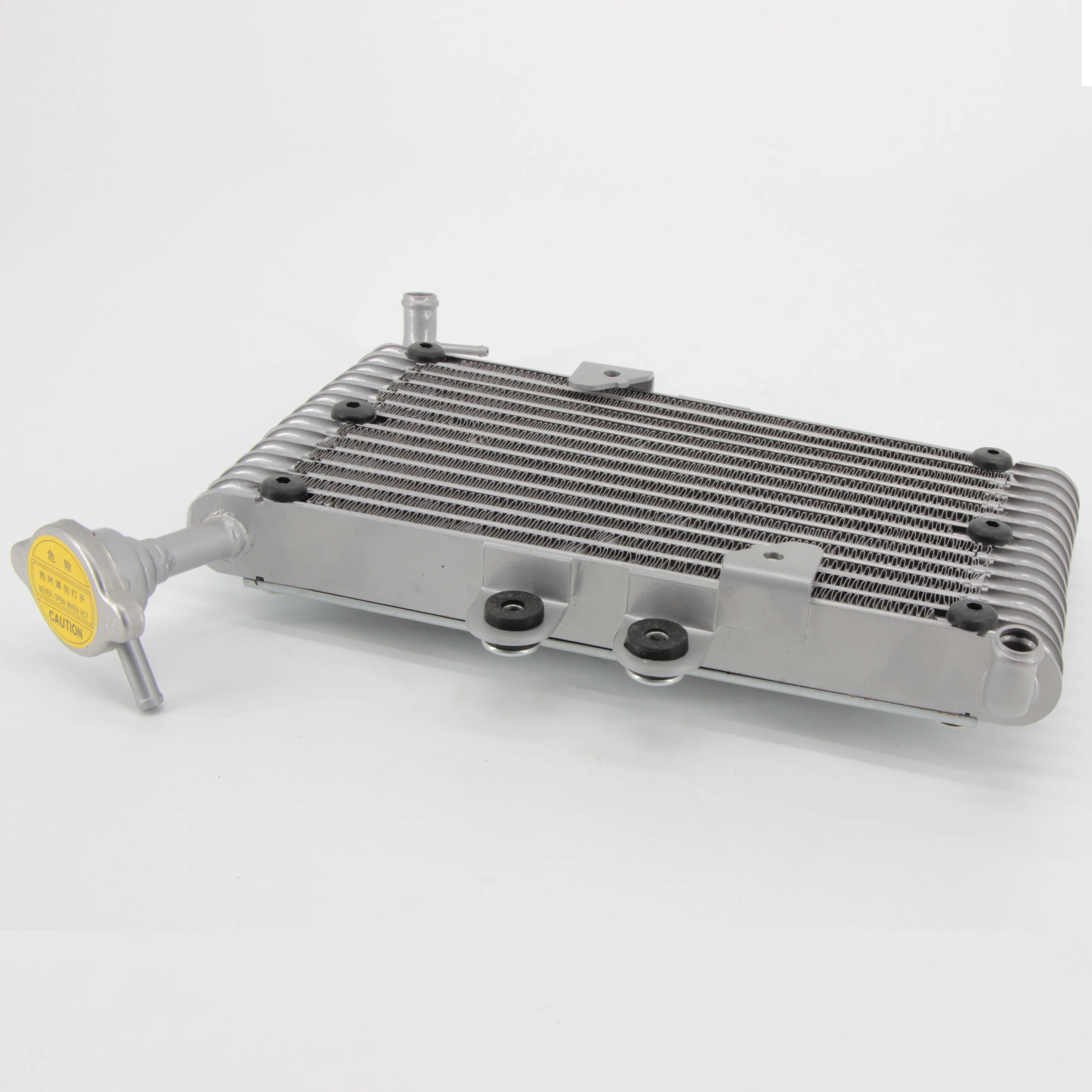 

Customized motorcycle water cooled tank radiator Chinese high quality three holes