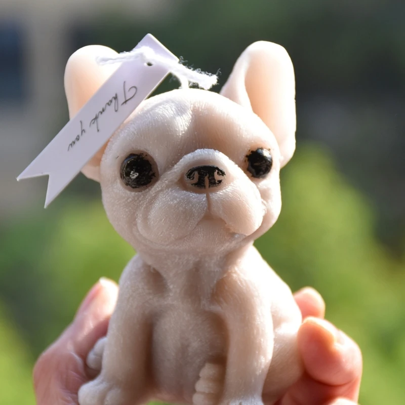 Силиконовая форма для щенка помадки выпечки сделай сам мыло свеча инструмент