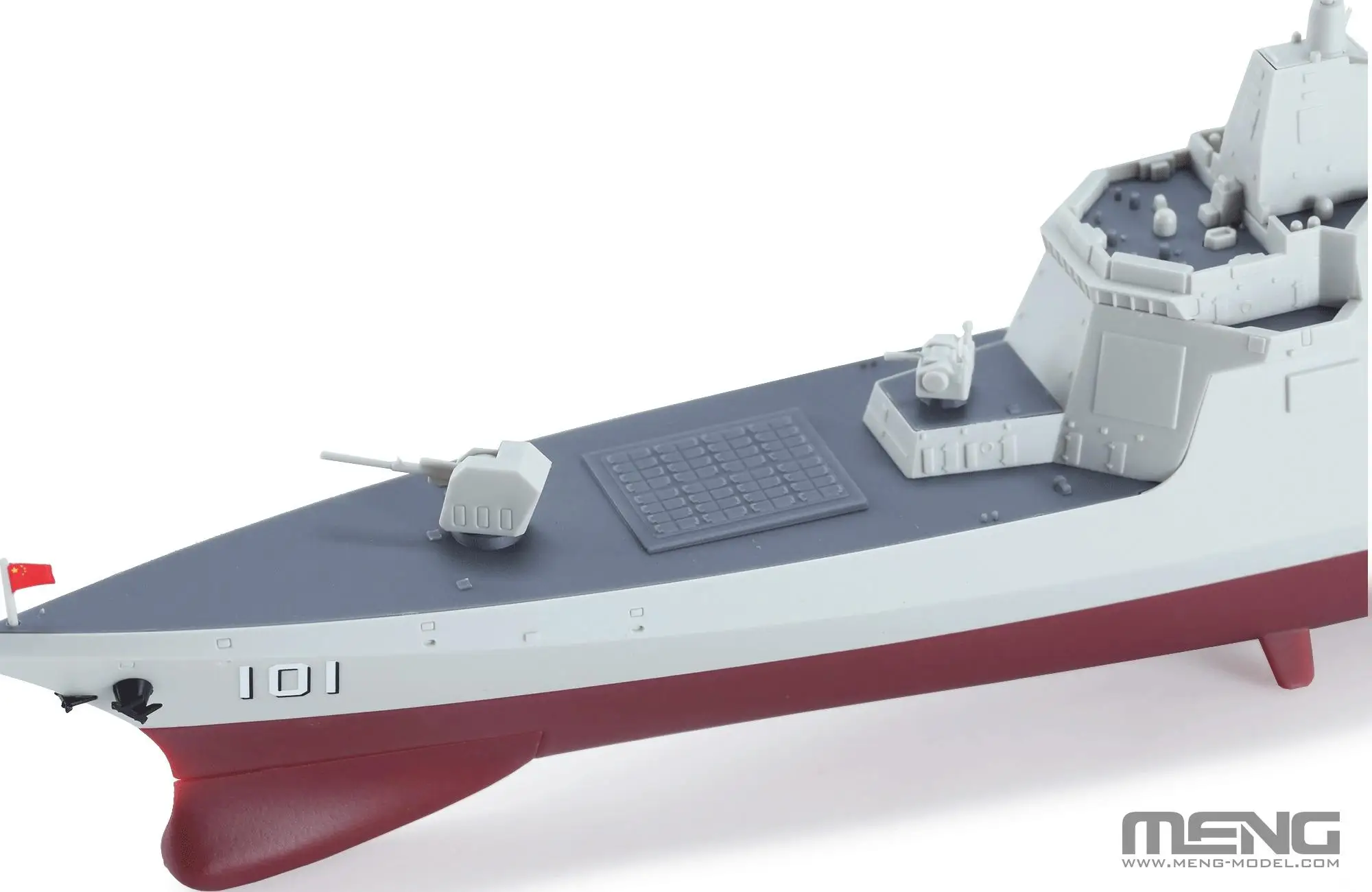 MENG PS-009S 1/700 Scale CHINESE TYPE-055 GUIDED-MISSILE DESTROYER Pre Colored Version