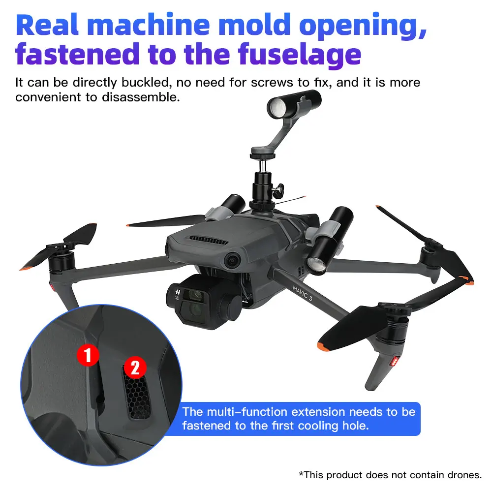 Светильник лампа для DJI Mavic 3 ночник F лампа-вспышка сигнальная сисветильник
