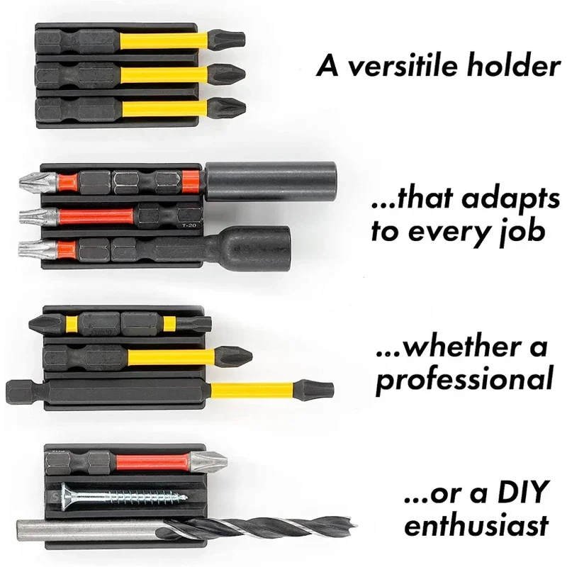 Магнитный держатель сверл для ударных отверток Dewalt/Milwaukee и электрических дрелей