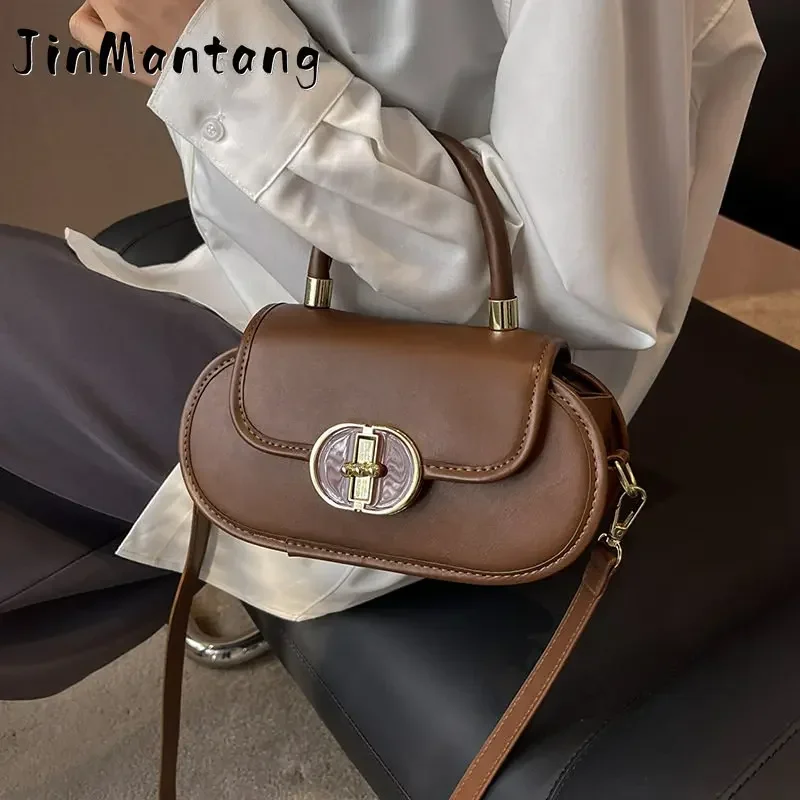

Small Crossbody Bag with Short Handle 2023 Spring Trendy Women's Designer New In Handbag Luxury Totes