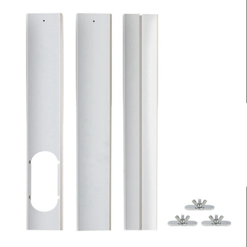 

Adjustable Portable Air-Conditioning Window Kit, Skateboard Windshield, Air-Conditioning Window Vent Kit 67.5-190cm