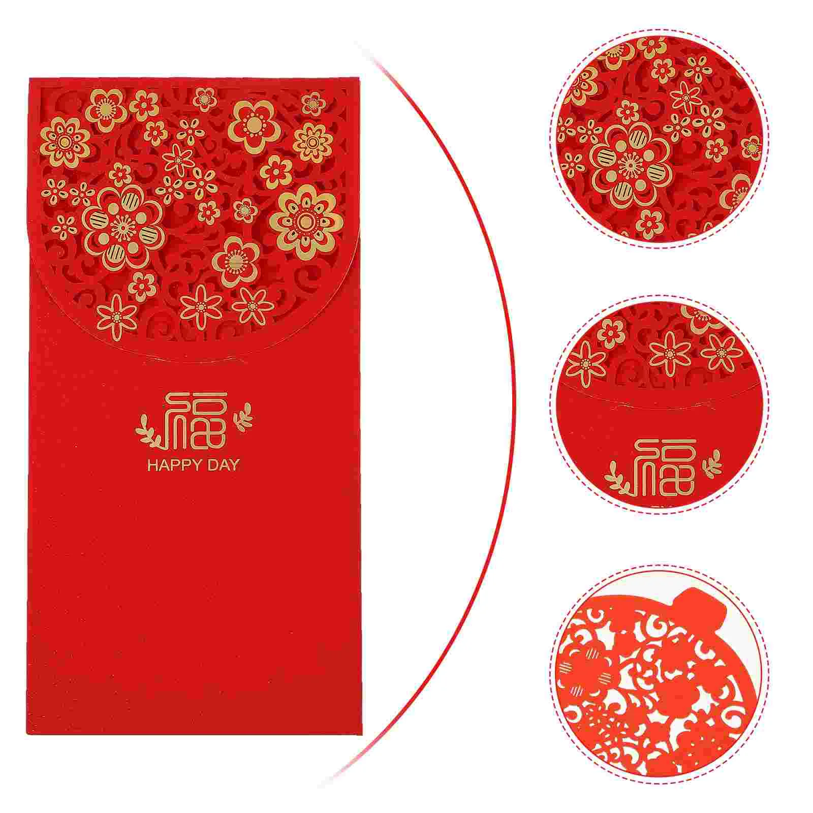 

Red Envelopes Year Money New Chinese Wedding Packets Purse Envelope Wallet Lucky Decorative Bao Hong Kids Wallets Favors Spring