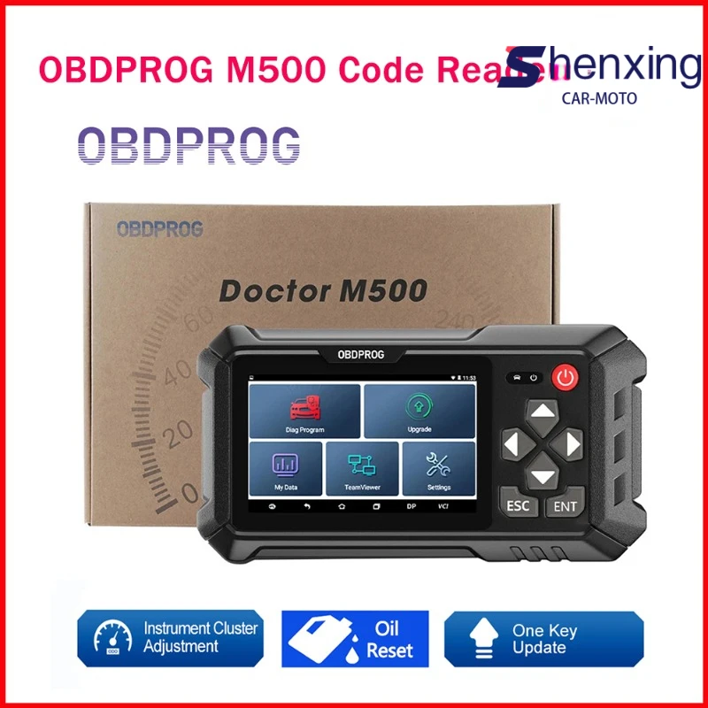 OBDPROG Doctor M500 инструмент для коррекции пробега, автомобильный диагностический инструмент OBDII, базовое издание